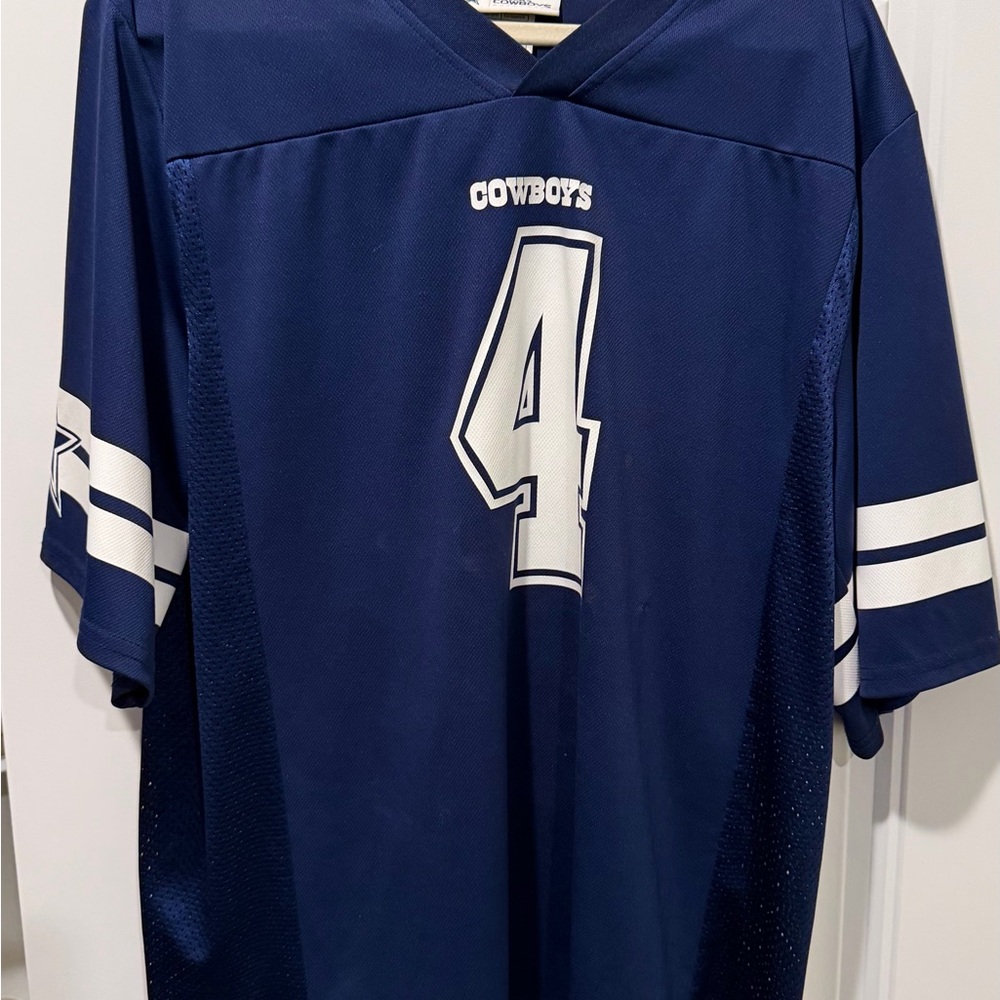 Cowboys Navy Blue Men's Jersey